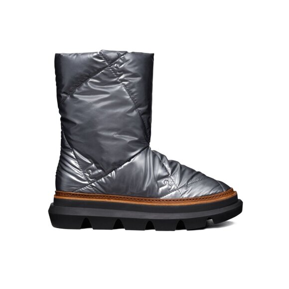 Tory Burch | Sleeping Bag Pull-on Boots Metallic Nylon - Picture 1 of 6